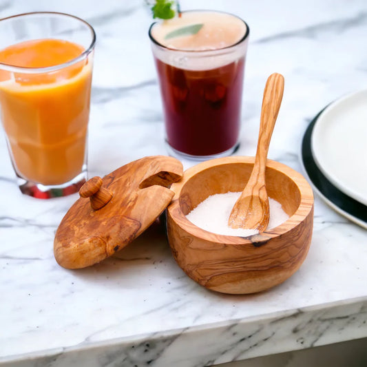 Sugar Holder with Spoon