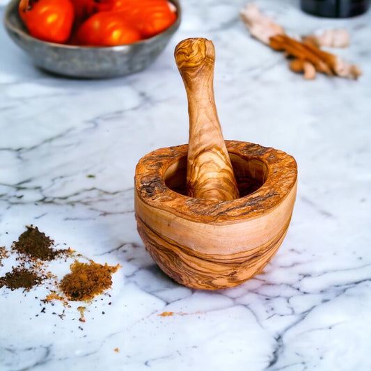 Rustic Mortar and Pestle