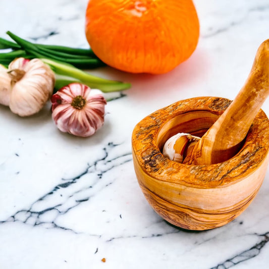 Rustic Mortar and Pestle