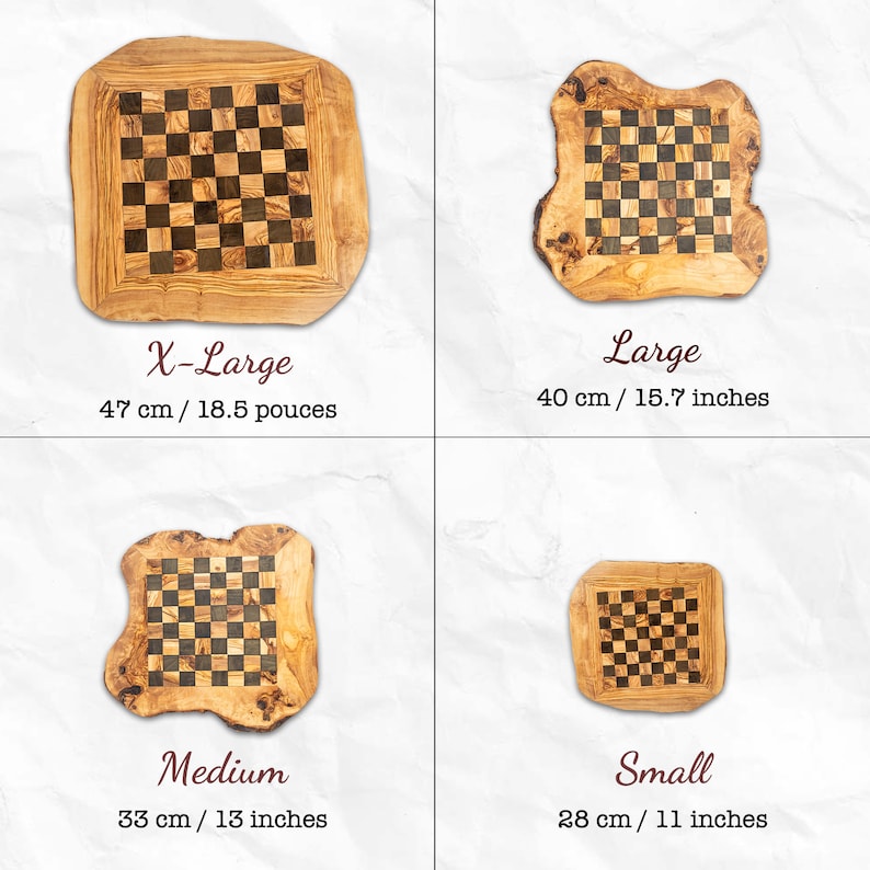 Chess Board made of Olive Wood